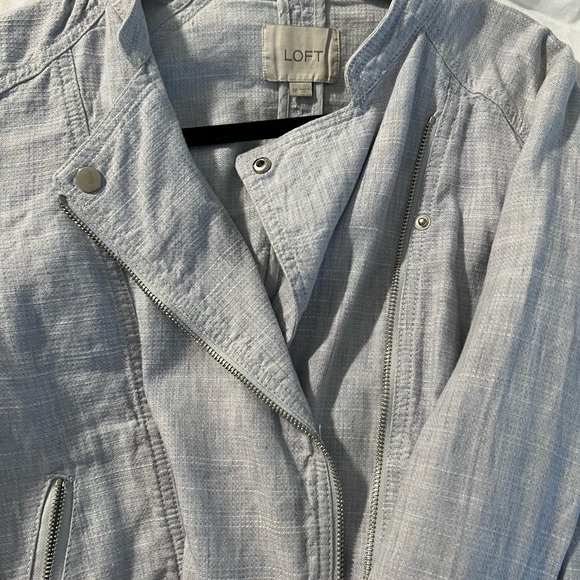 Loft Linen Moto Jacket - Picture 4 of 5